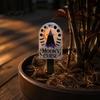 Easy Install Ground Stakes Halloween Stake Garden Art, Decorative Acrylic Yard Sculpture, Waterproof Seasonal Decor Sign, Weather Resistant