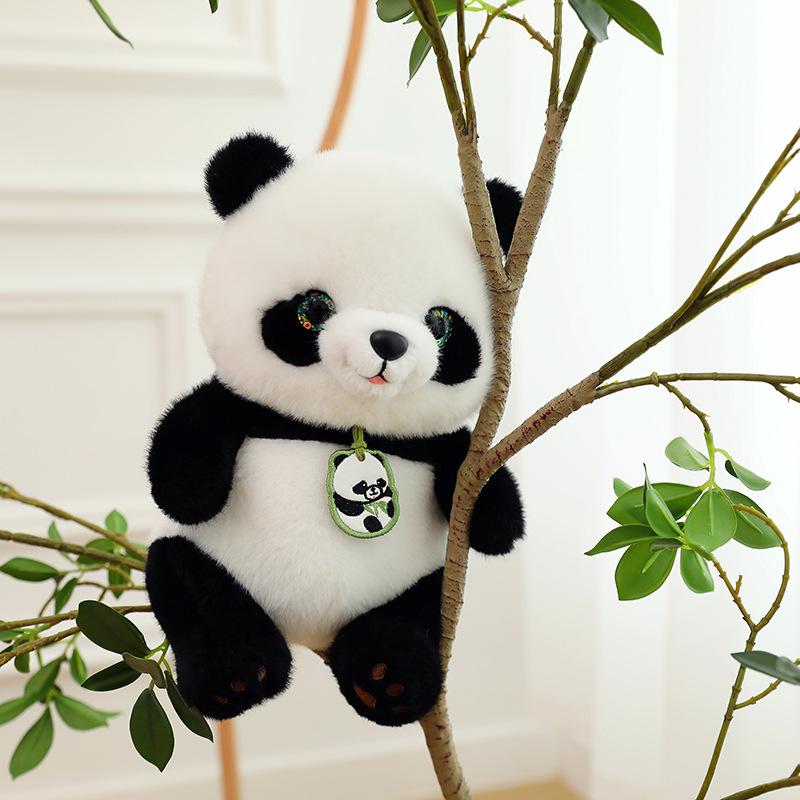 New Beibei Panda Plush Toy Sichuan Chengdu Simulated Panda Doll Doll Memorial Gift