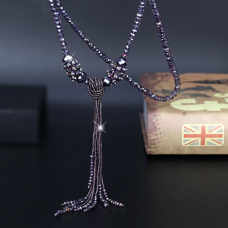Geometric Pendant Necklace With Large And Small Squares