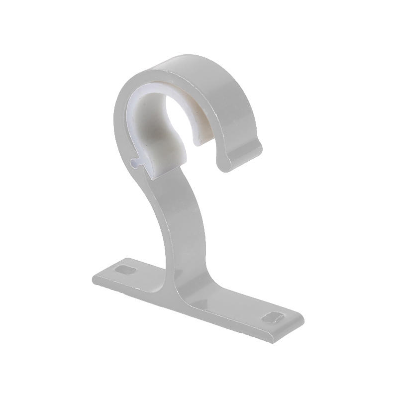Curtain Rod Bracket Hooks Brackets Ceiling Holders Double Rods Window Holder Wall Shower Alloy Hanger Walls Hook Mount Aluminum