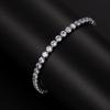 Light Luxury 4mm Zircon Tennis Bracelet for Men and Women - European & American Fashion