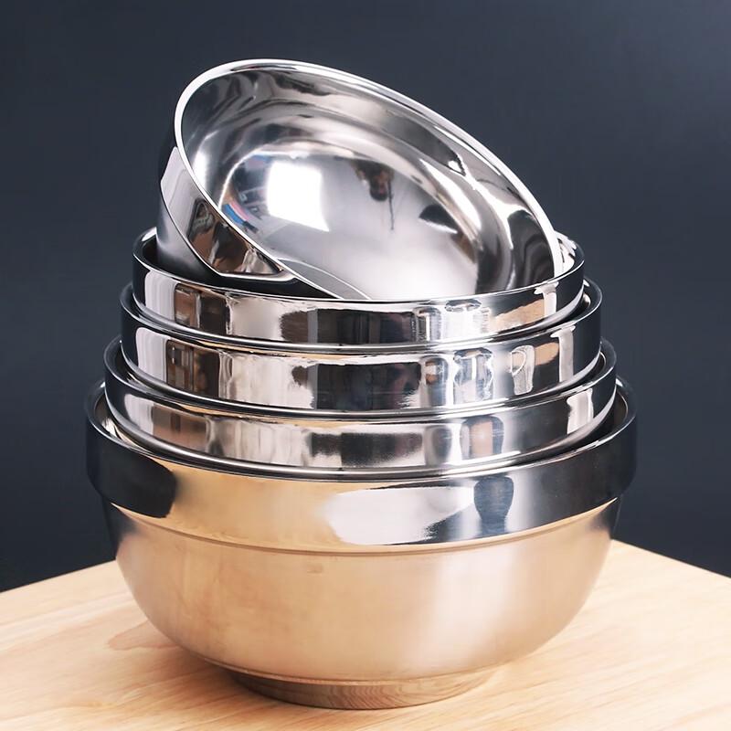 Jiemengzhe Double-Layer Insulated Stainless Steel Rice Bowl