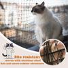 Stahlkabelverstärkte Katzensicherheitsnetz für Balkone und Fenster, Verstärktes Netzgewebe Zaun für Haustier