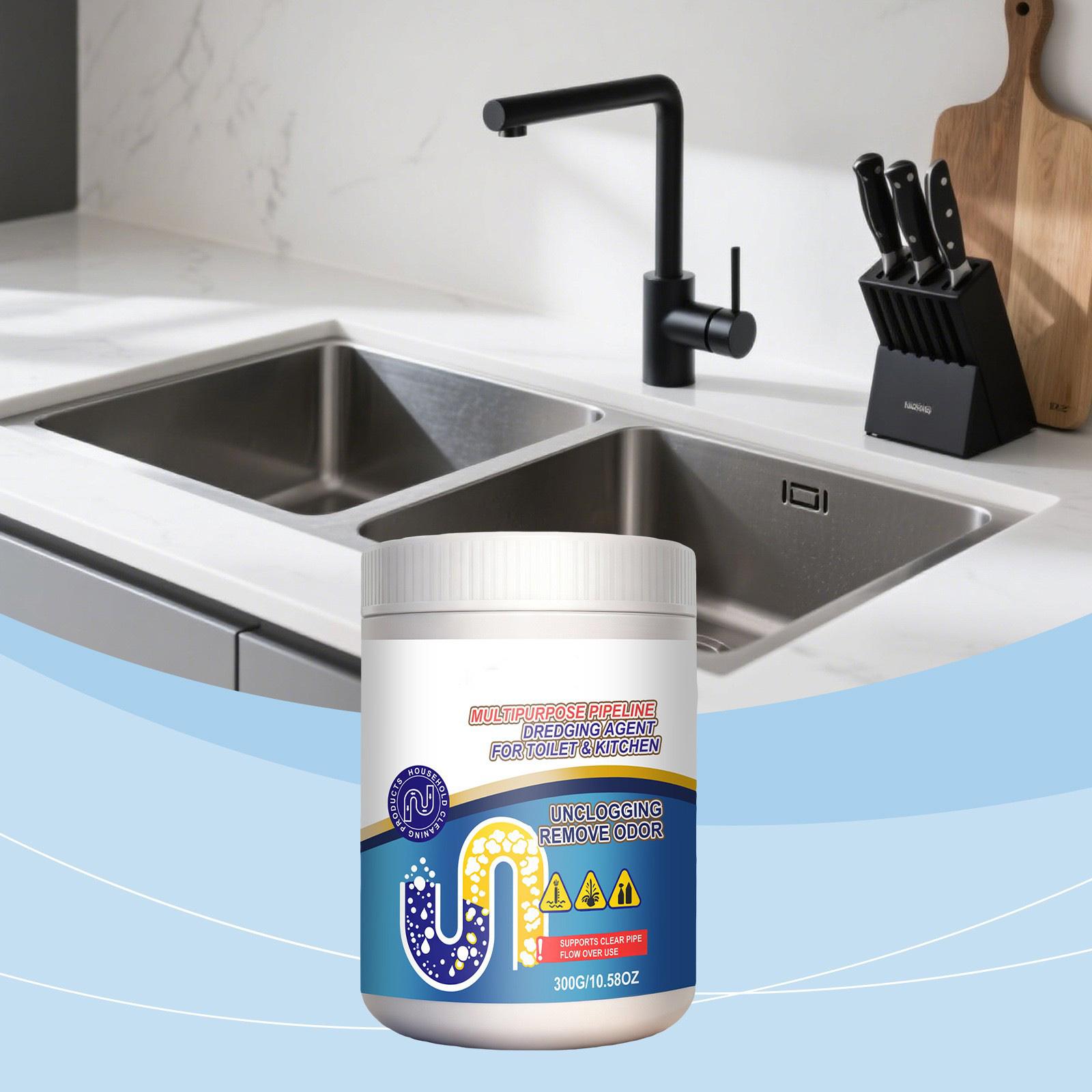 Multi Purpose  Unclogging Agent For Kitchen And Bathroom Sewage, Hair Oil Stains And Blockages, Household Unclogging Agent One Size синий