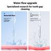 Water Flossers for Teeth Cordless Rechargeable Dental Oral Irrigator Water Jet for Teeth Braces Care with 4 Jet Tips for Travel