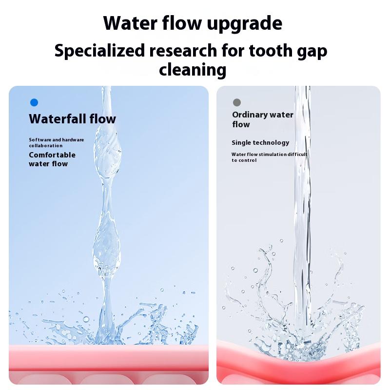 Water Flossers for Teeth Cordless Rechargeable Dental Oral Irrigator Water Jet for Teeth Braces Care with 4 Jet Tips for Travel