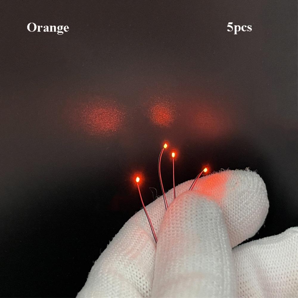 5pcs 0603 Figurines Building Blocks Wires DIY Materials Led SMD Wires  For Model Train