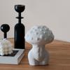 1pc Nordic Ceramic Vase Ornament with Mushroom Shaped Vase for Home Decoration Photography Props