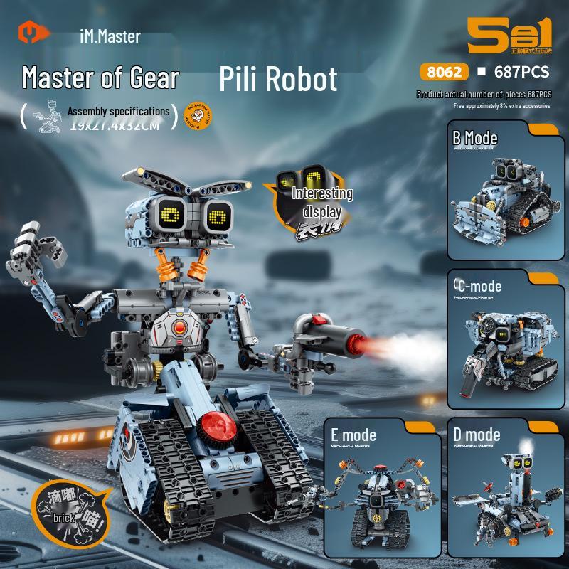 Wanchi 8062 Smart Programmable Building Block Robot Toy for Boys