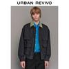 UR2025 Men's Contrast Lapel Workwear Jacket