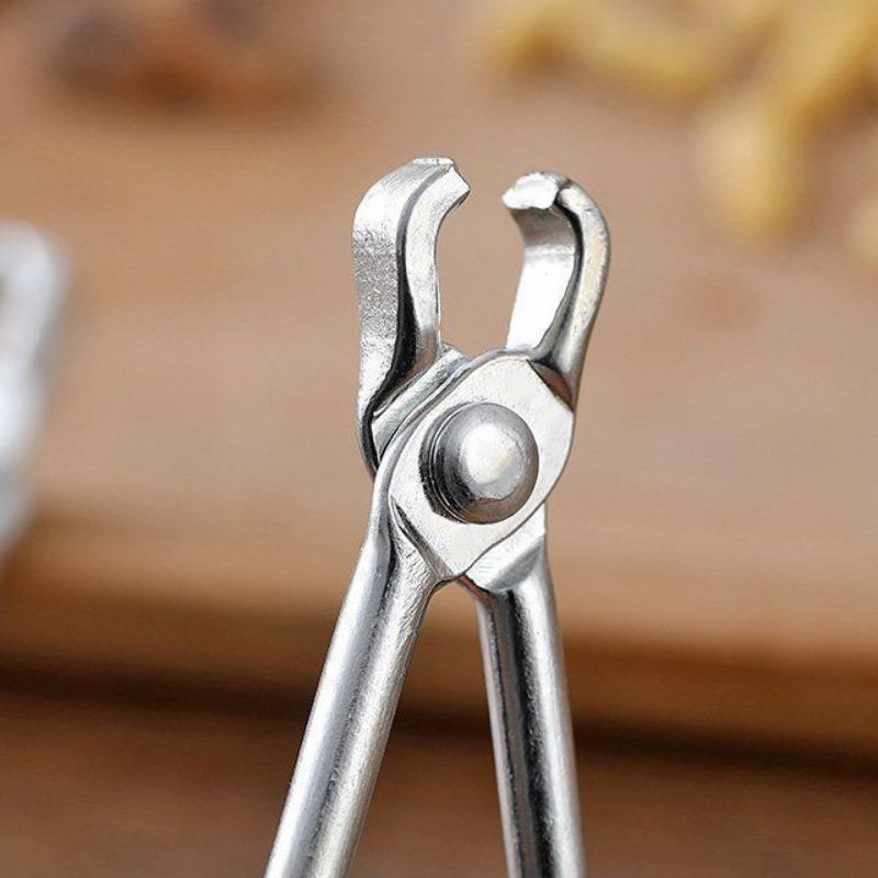 2Pcs Classic Simple Pine Nut Clamp Practical with Pine Nut Pliers Nut Clamp Labor-saving Durable Pine Nut Opener