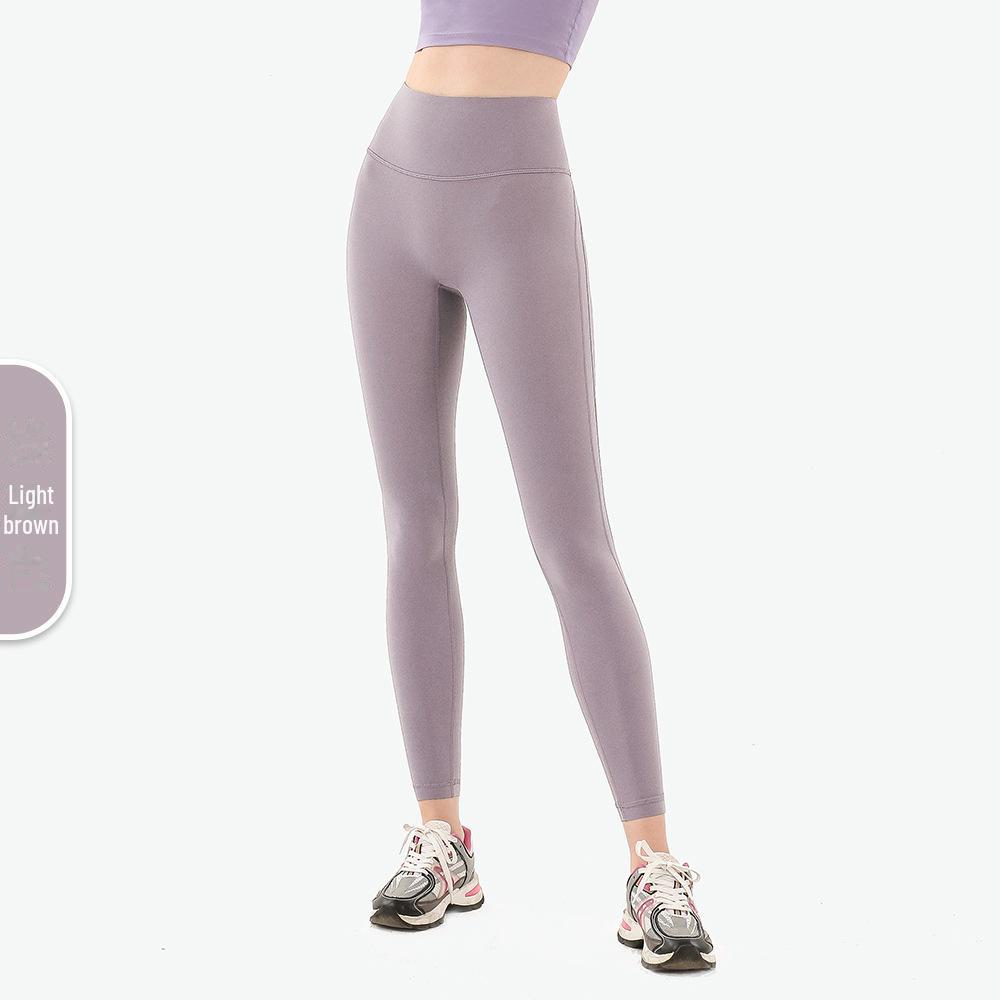 Women's High-Waist Quick-Dry Peach Hip Yoga Pants - T-Line Free