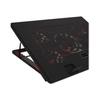 MARS GAMING MNBC2 Tapis de refroidissement pour ordinateur portable 17.3" 120 mm-70 mm noir, rouge