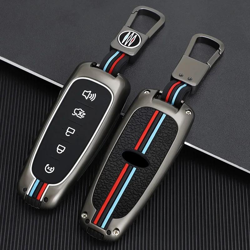 Zinc Alloy+Silicone Car Remote Key Case Cover Shell Fob for Ford Focus Edge Explorer Expedition C-Max Escape Flex