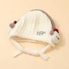 Cartoon Children's Plush Knitted Hat Animal Pattern Kids Ear Protection Hat  Photography Props