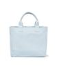 Covernat Woman Clover Heart Canvas Mini Tote Bag Blue