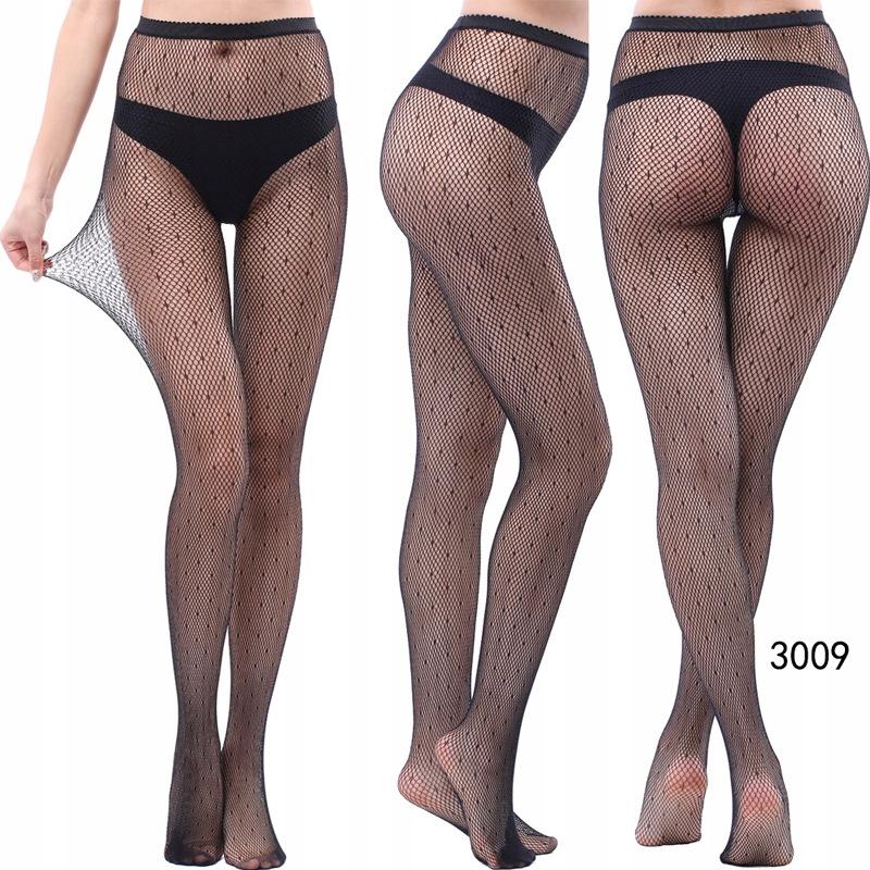 Elegant WOMEN' TIGHTS, Lace, Mesh, Elastic, , Fashionable