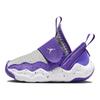 Baskets Bébé Air Jordan 23/7 TD Purple Venom Argent Moyen Blanc DQ9294-500
