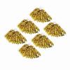 6pcs Cheer Er Pom Poms Cheer Sports Party Dance Accessories (golden)