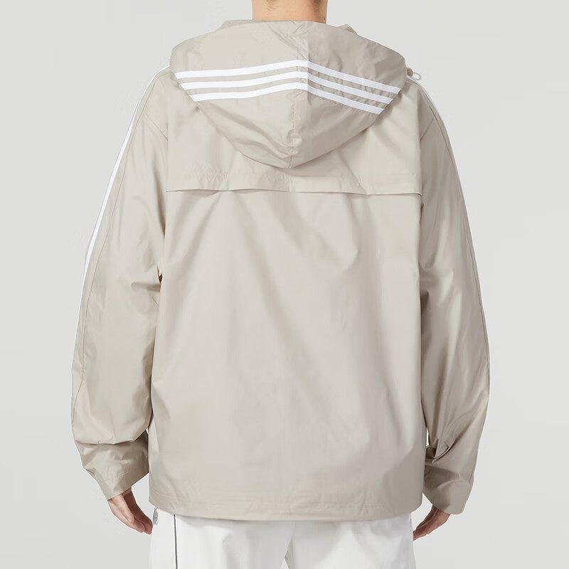 adidas Jackets Men's Khaki Hooded Moderate Other IJ8693