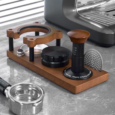 Coffee Tamper Station Portafiltro Portafiltro 51/53/58 mm Compatto Manuale per