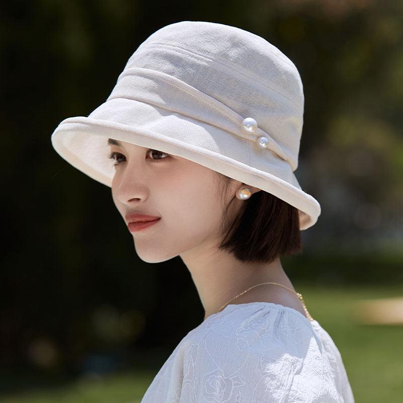 High Quality Japanese Washi Hat Women's New Cotton and Linen Breathable Bucket Hat Spring and Summer Versatile Fashion Sun Hat