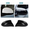 Car Rearview Mirror Cover Trim Car Assecories For BMW F25 X3 F26 X4 F15 X5 F16 X6 2014-2018 Bright Black Carbon Fiber