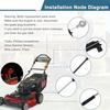 Clutch Pull Cable Replacement 3810300510 Compatible with Brigg and 223cc Engines Suitable for 76cm and 30 Inch Mower Models