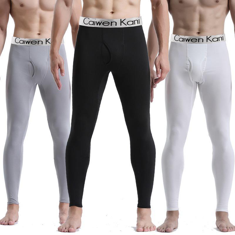 Men's Autumn Fleece-lined Base Layer Set: Warm Underwear and Pants