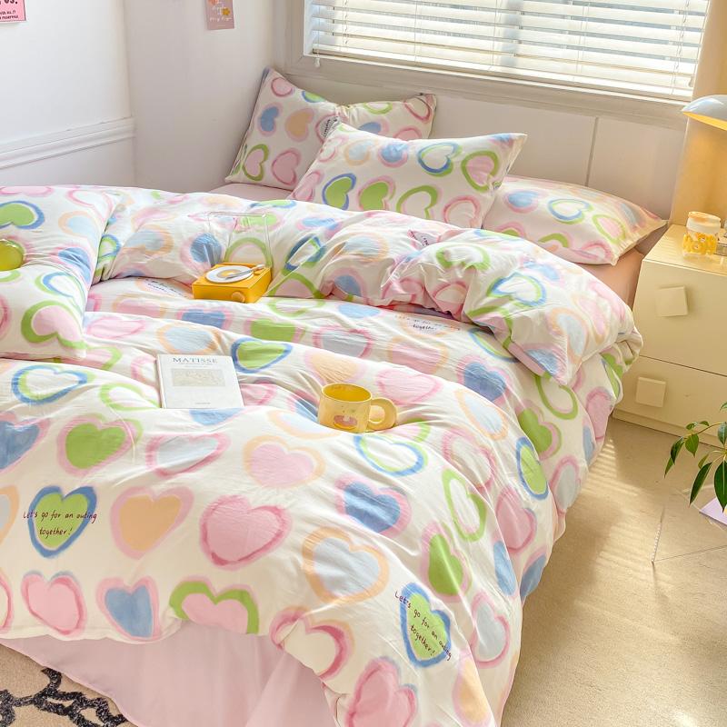 Skin-friendly Duvet Covers Cartoon Style Bed Covers Funda Nordica Soft Comforter Covers Adults/Kids Quilt Cover(No Pillowcase)