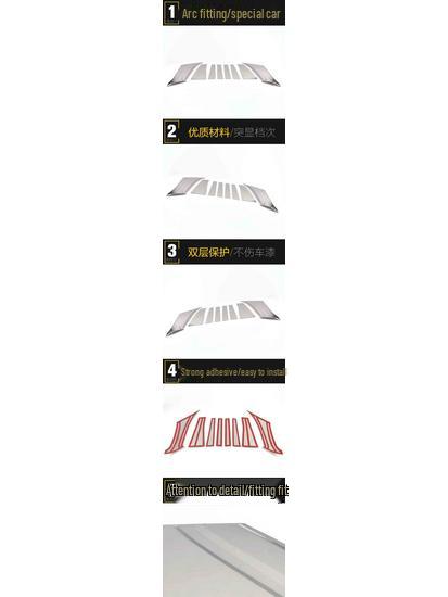 Compatible GL8652T Anti-Scratch Bright Window Trim and Body Decorative Strip.
