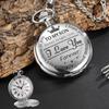 Fashion Gift Flip Quartz Pocket Watch Gifts for Son Children Neck Wearing Locket Charm Dial Gifts