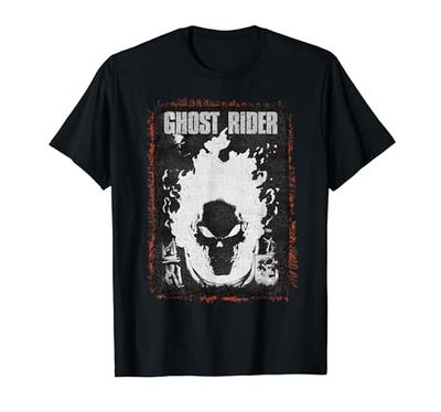 Marvel Ghost Rider Dark Antique Poster T-Shirt