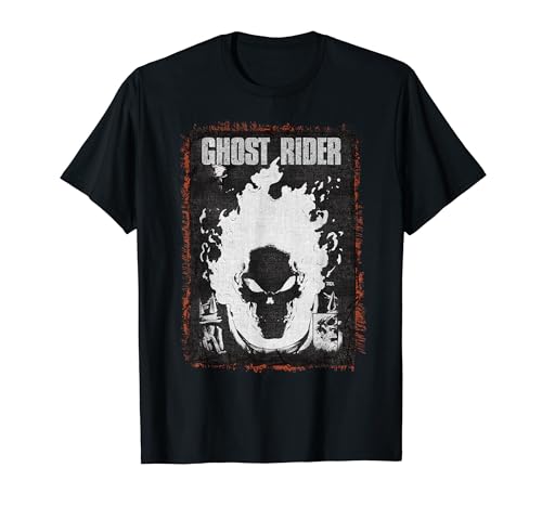 Marvel Ghost Rider Dark Antique Poster T-Shirt