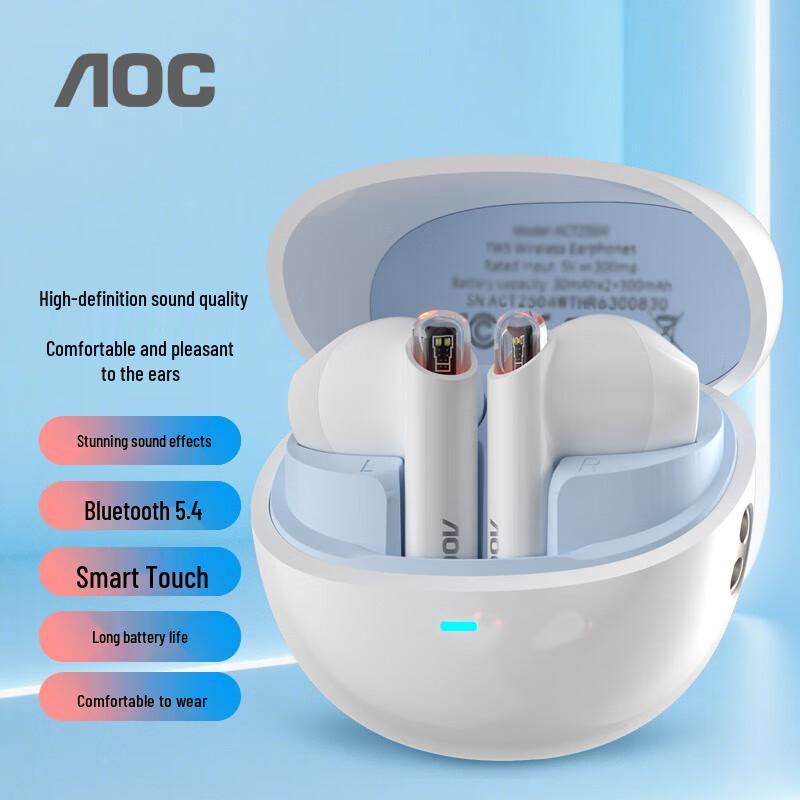 

Бездротові Bluetooth навушники-вкладиші AOC