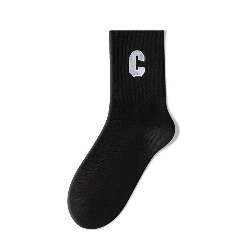 Women In Autumn and Winter with Velvet and Thick Warm Hair Ring Sports Long Socks
