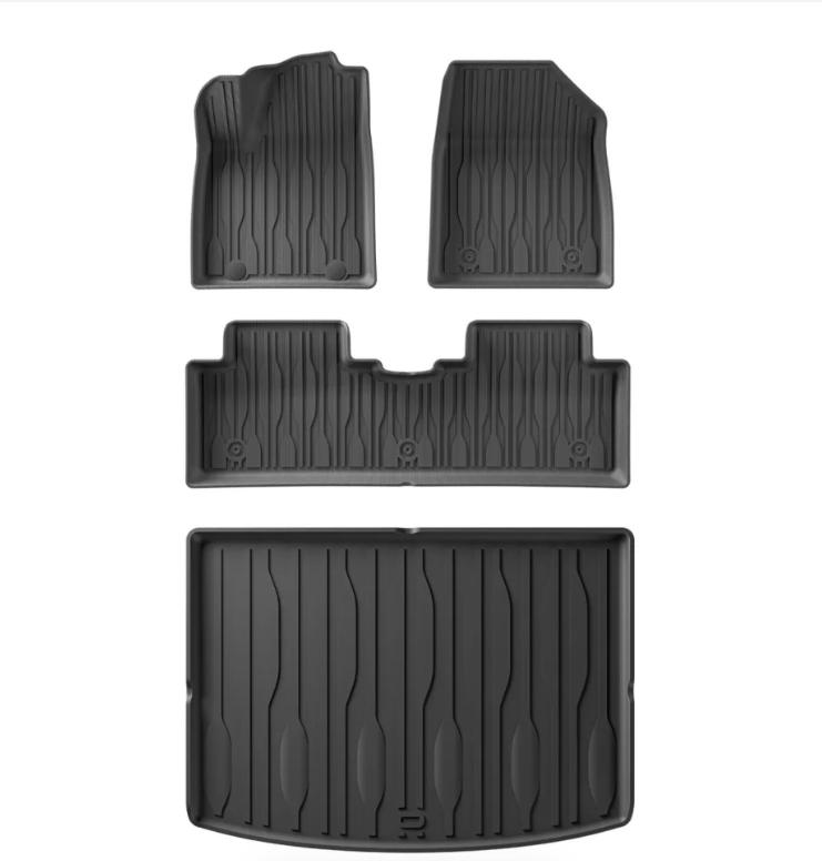 Smabee for BYD Atto 3 Atto3 YUAN PLUS 2022-2024 TPE Car All-weather Floor Mats Cargo Liner Trunk Pad Backrest Liner Accessories