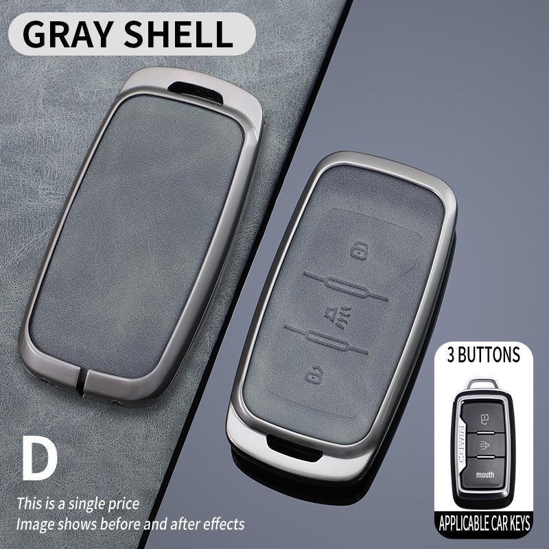 Chery Jetour X70S X90 Kaiyi X3 X5 Key Case: Full Package Metal Protective Remote Shell