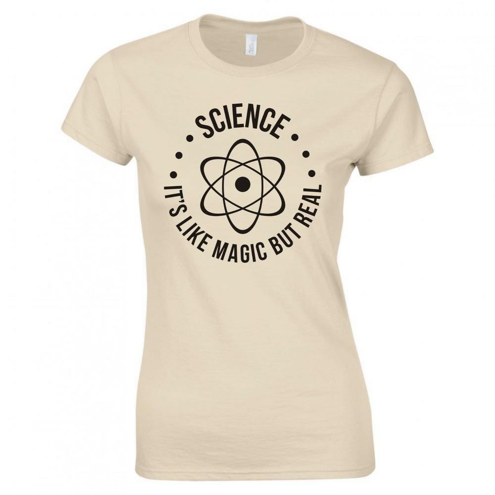Funny Science Its Like Magic But Real Skinny Fit TShirt