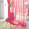 1x2M Rod Pocket Curtain Colorful Window Panel Fashion Sheer Tulle Curtains  Kid Room Classroom