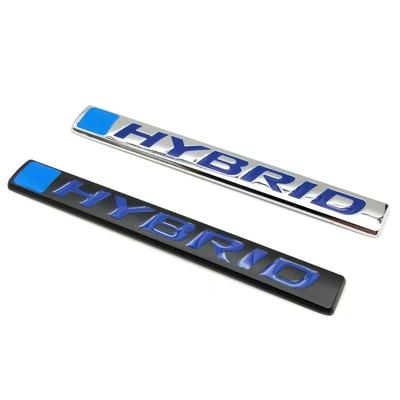 3D Metal Hybrid Logo Car Sticker Rear Trunk Side Fender Emblem Badge Sticker For H/onda CRV HRV CIVIC Fit Accord Jazz Accessories
