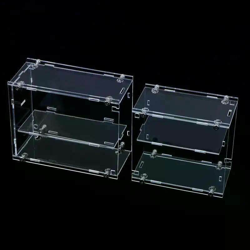 1/64 Model Cars Acrylic Display Case Fit For Assembled Dust Proof Box Cabinet Toy Vehicles