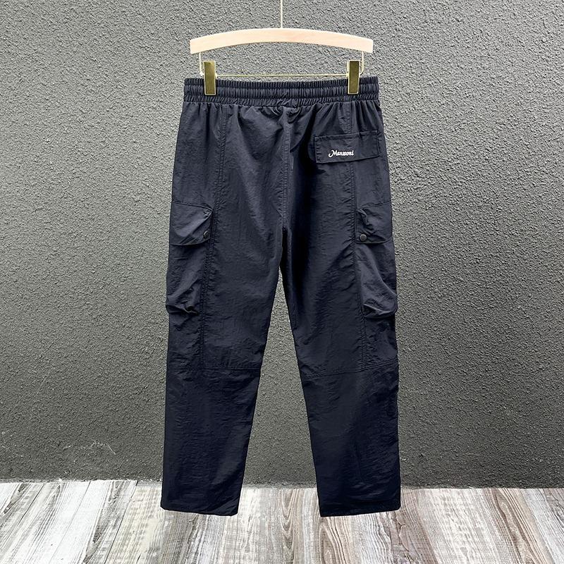 Рабочие повседневные брюки для мужчин весна-осень новый свободный тренд многокарманные универсальные брюки 32