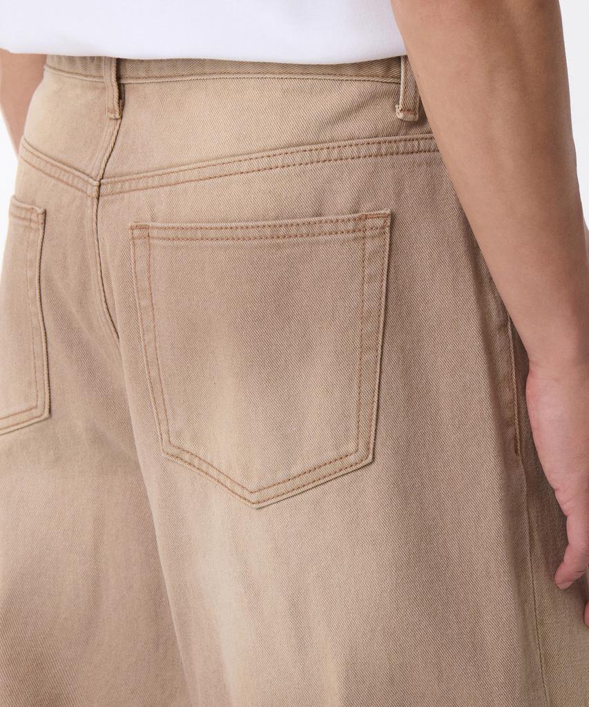 MUSINSA STANDARD Pigment Wide Denim Pants [Beige]
