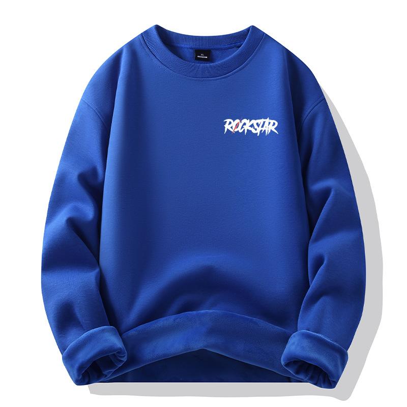 Padded Hooded Sweater Men's Autumn and Winter New Cotton Couple Models Thickened Loose Youth Jacket