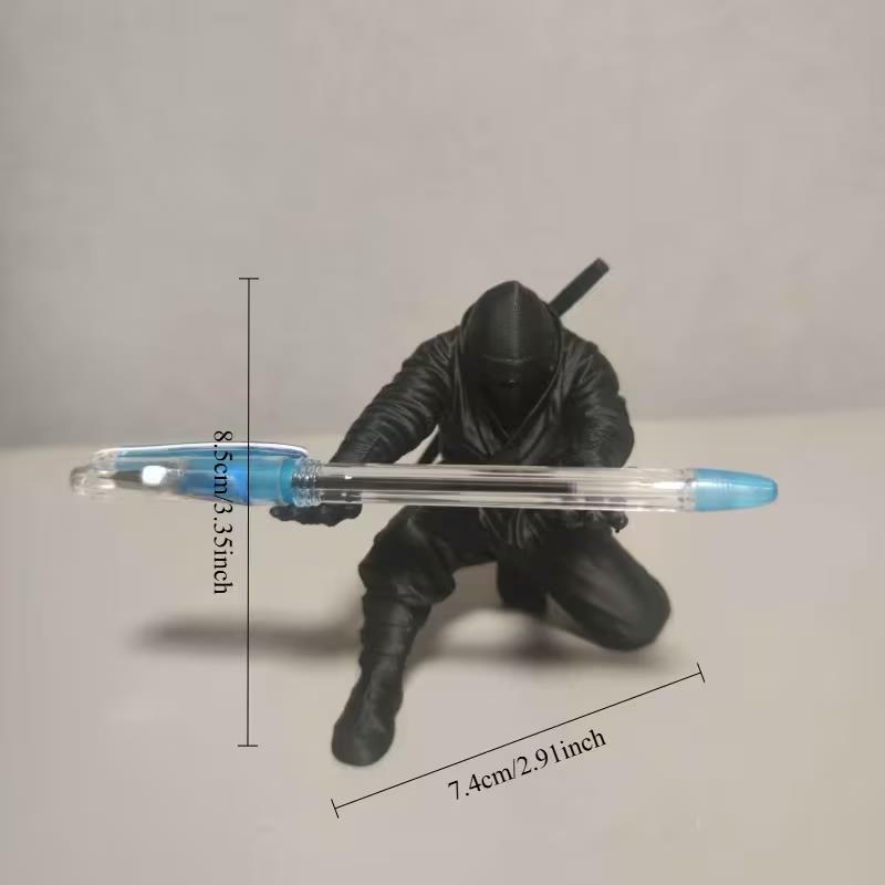 

1pc Invisible Shuriken 3D Pen Holder – Geometric Cut, Minimalist Desk Organizer for Pens, Knife, Ruler (110 chars)