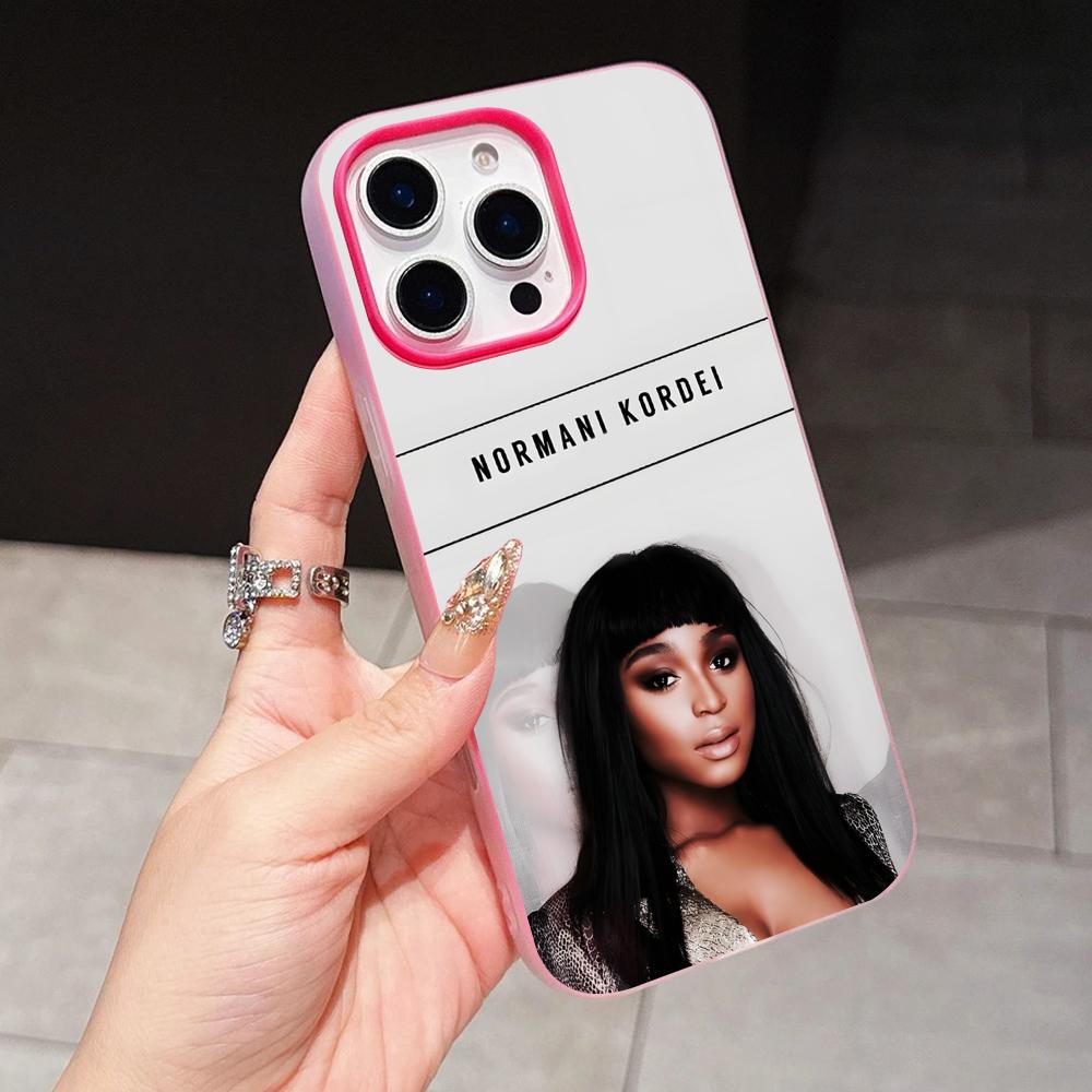 

Normani Kordei Jelly Double layer Rose Red Mobile Phone Case for iPhone 17 16 15 14 13 12 11 Air Pro Max Plus Protective iPhone 13 Pro Max