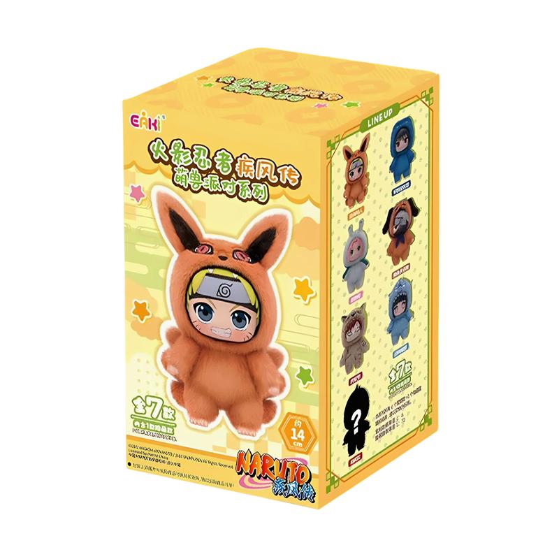 Genuine Naruto's Wind Cute Beast Party Series Blind Box Trendy Toy Figure Plush Doll Ornaments Boy's Birthday Gift