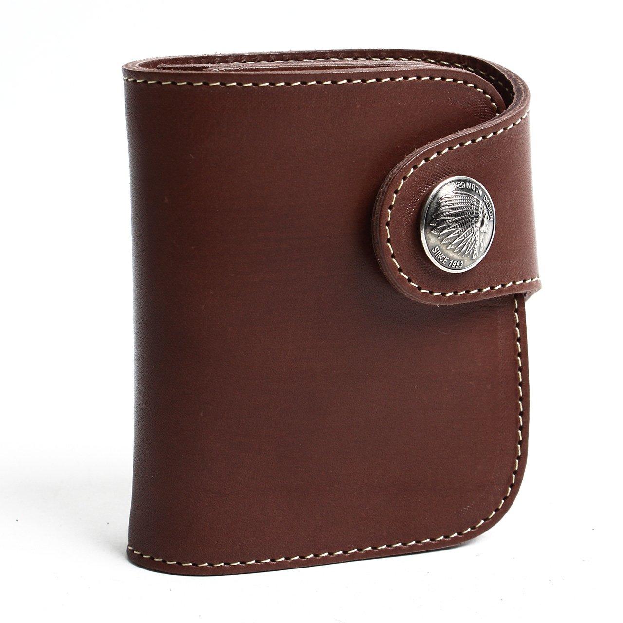 

REDMOON MID LINE Leather Short Wallet HR-01A-MID (CB (Drum Saddle Leather, Dark Brown))