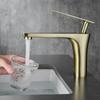 Bathroom Under Counter Basin Splash-proof Faucet Nordic Light Luxury Above Counter Wash Basin Full Copper Cold Faucet Bathroom Cabinet